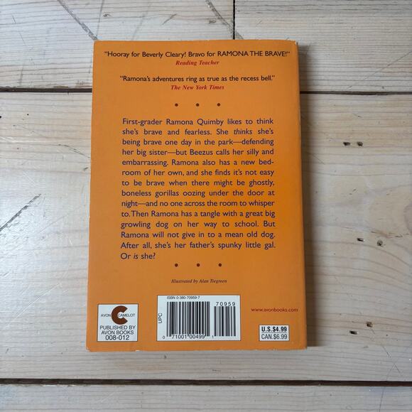 Ramona The Brave By Beverly Cleary Book - Picture 2 of 2